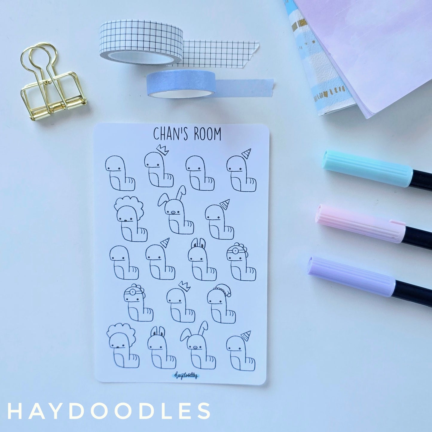 SKZ Chan's Room Sticker Sheet