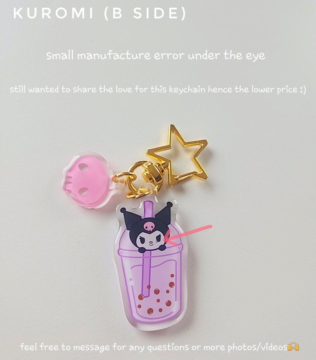 Sanrio Bubble Tea Keychain
