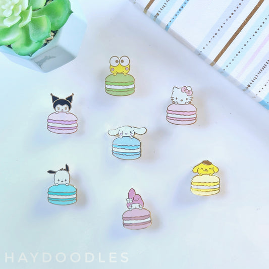 Sanrio Macaron Enamels