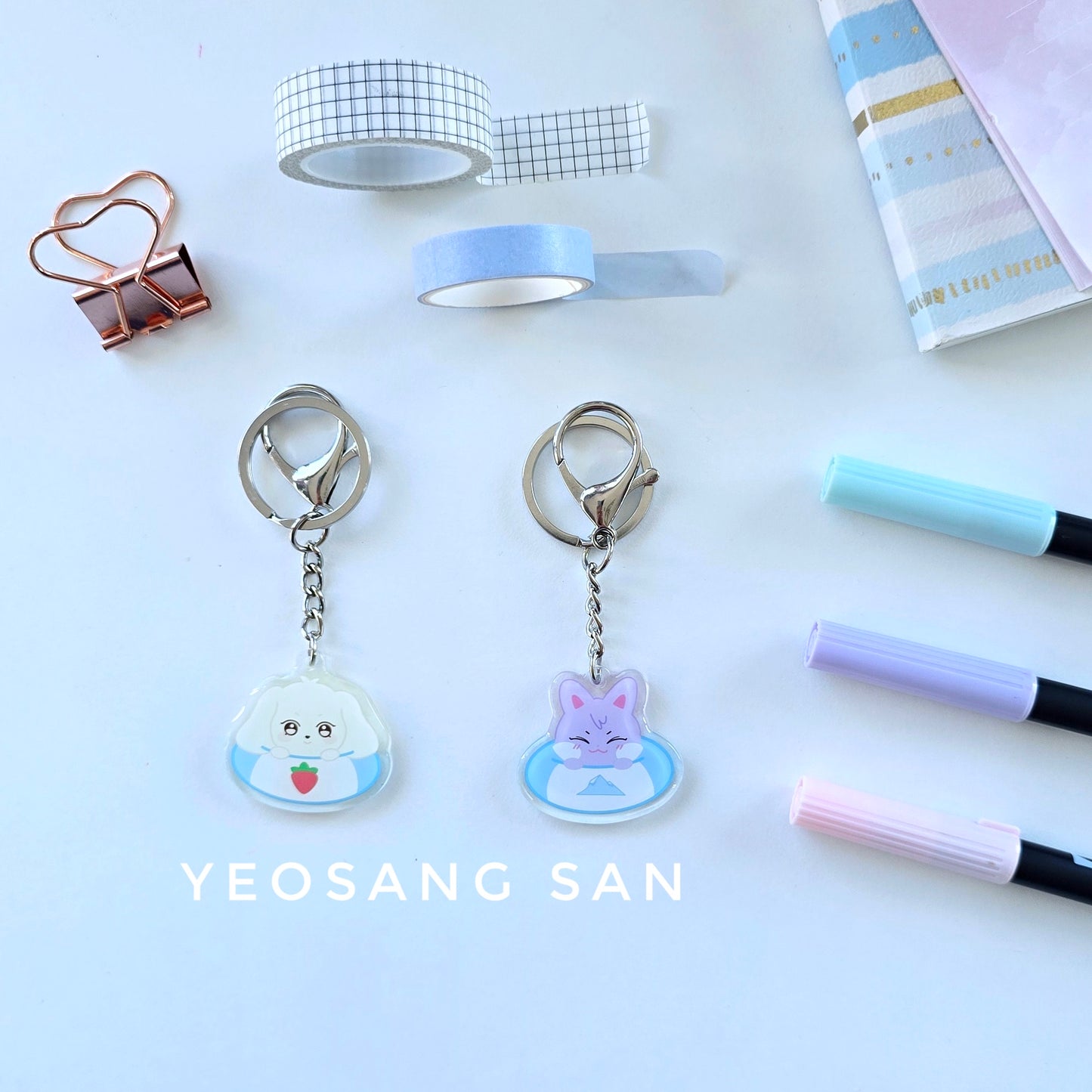 ATEEZ Floaty Keychains