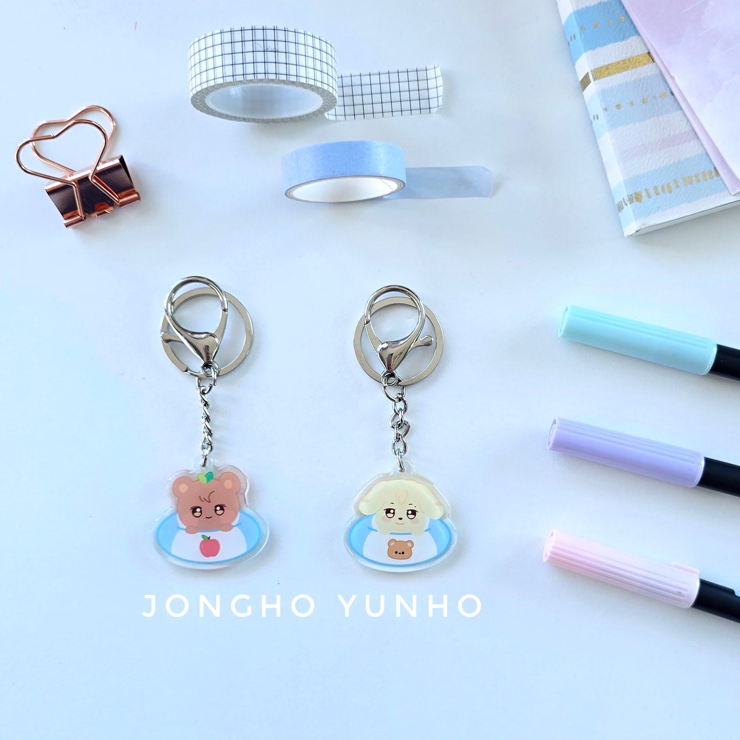 ATEEZ Floaty Keychains