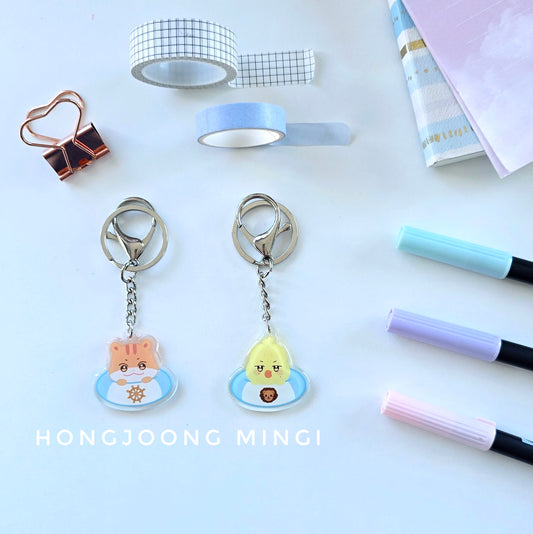 ATEEZ Floaty Keychains