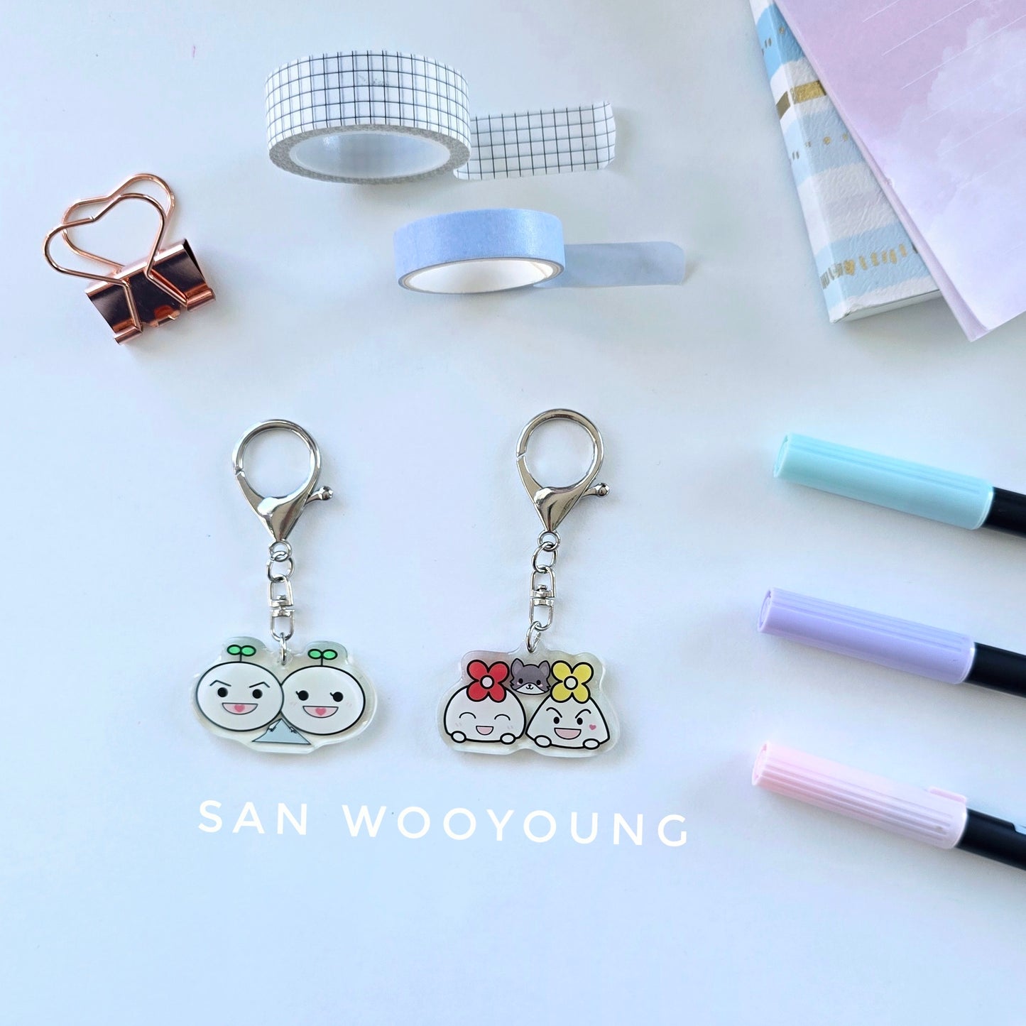 ATEEZ Teezmon Keychains
