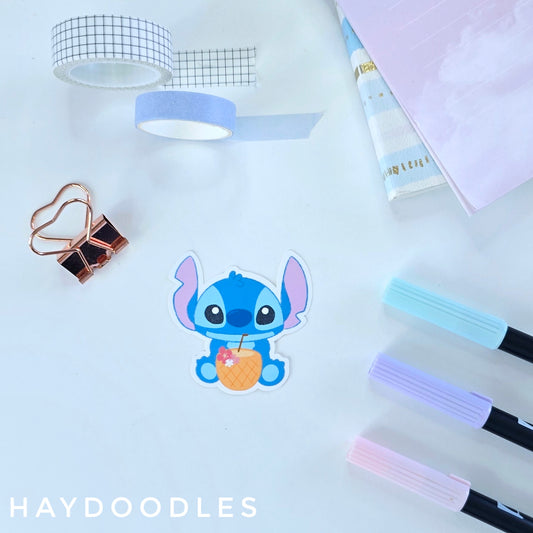 Tropical Stitch Sticker