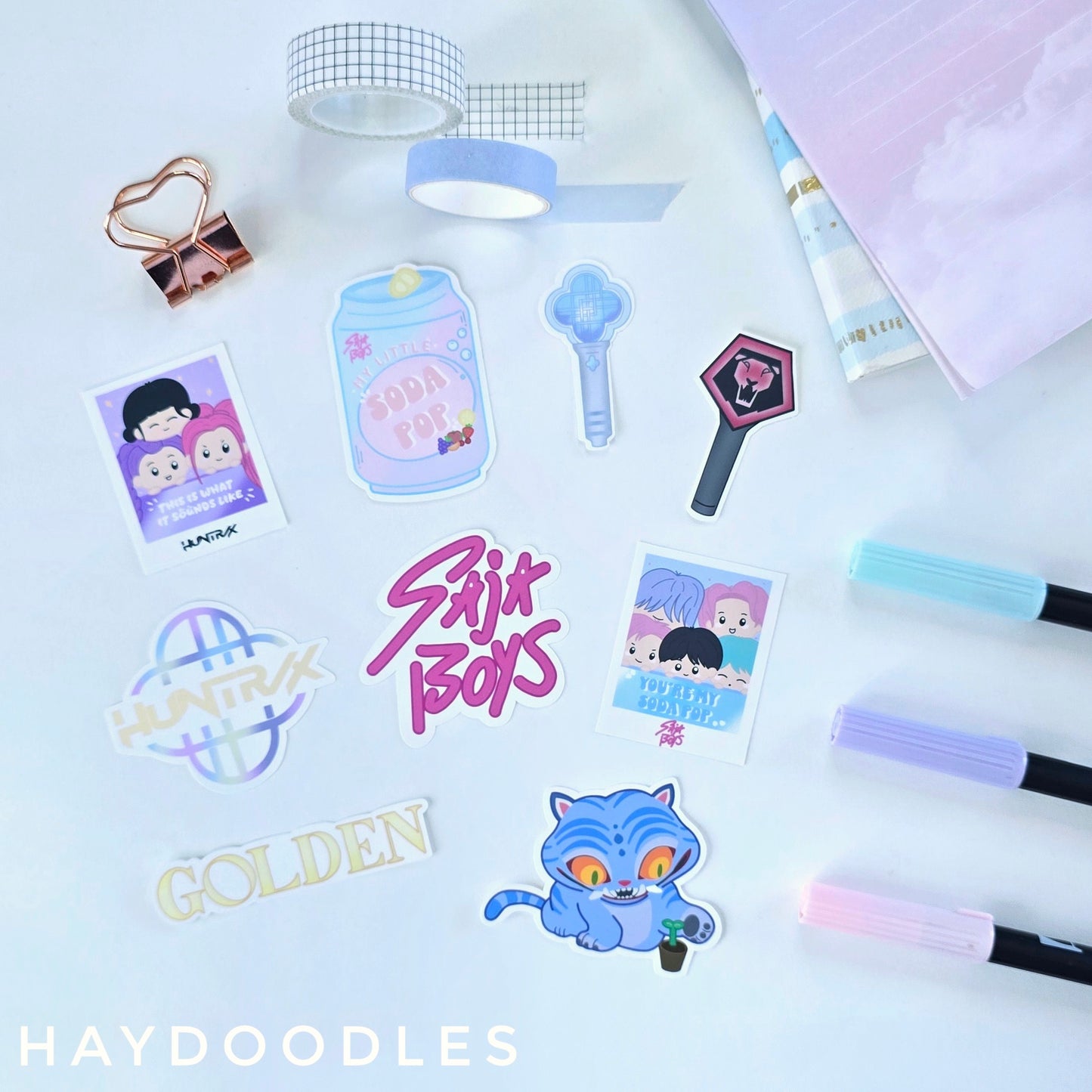 KPOP Demon Hunters Stickers