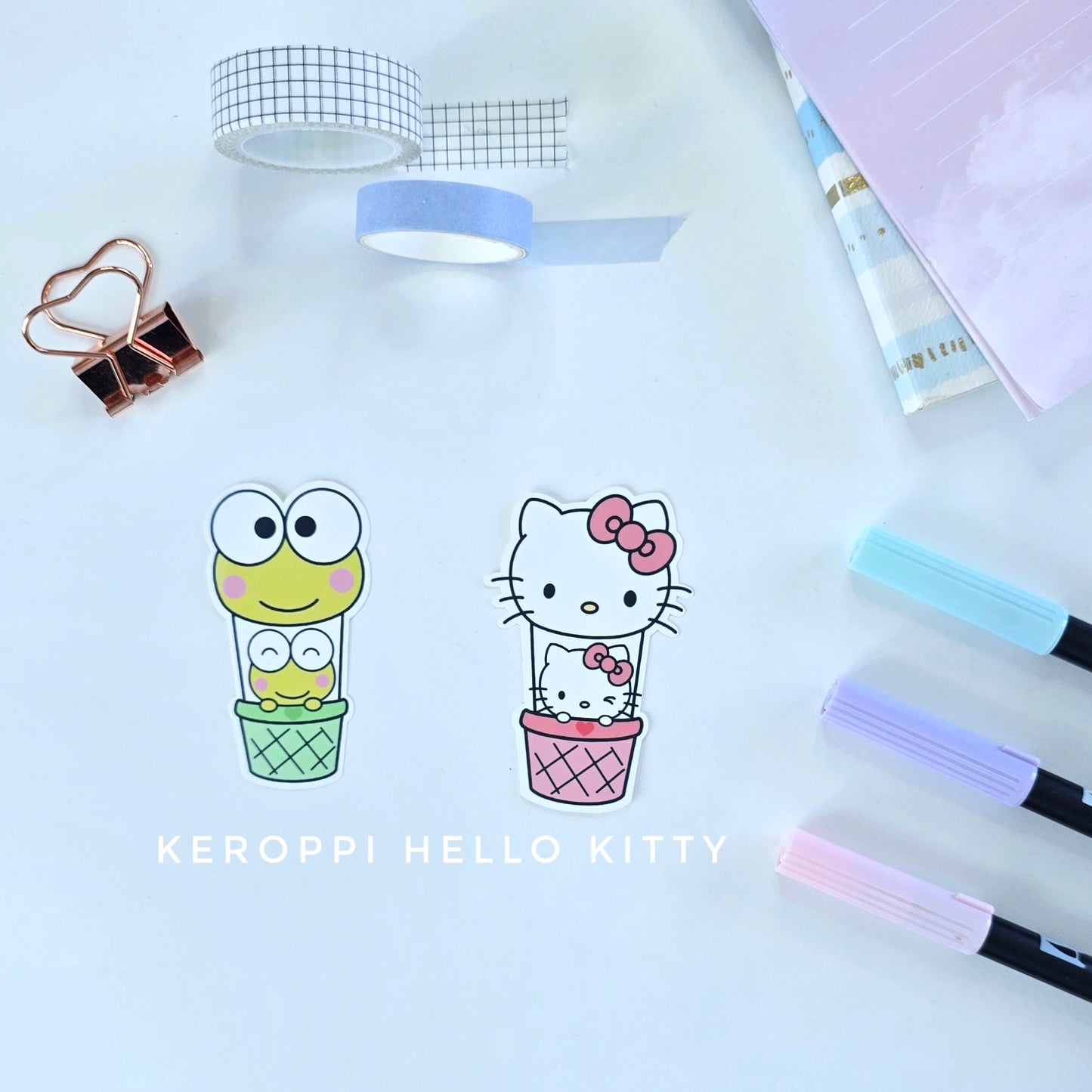 Sanrio Hot Air Balloon Stickers