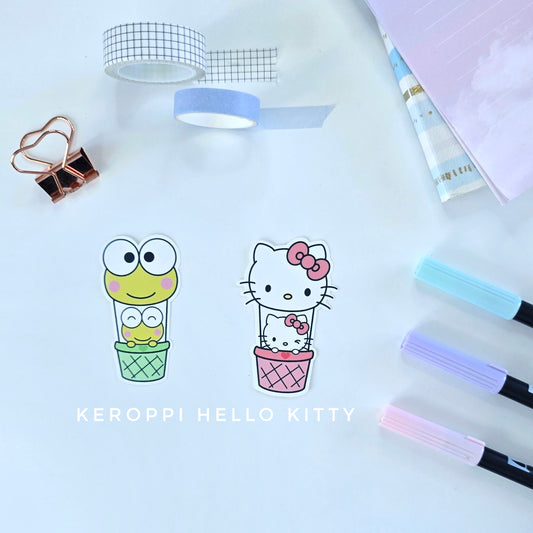 Sanrio Hot Air Balloon Stickers