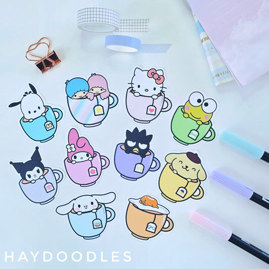 Sanrio Teacup Stickers