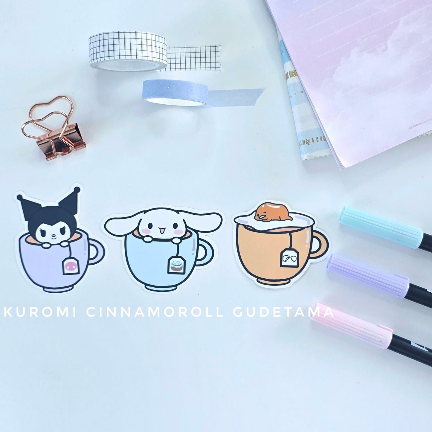 Sanrio Teacup Stickers