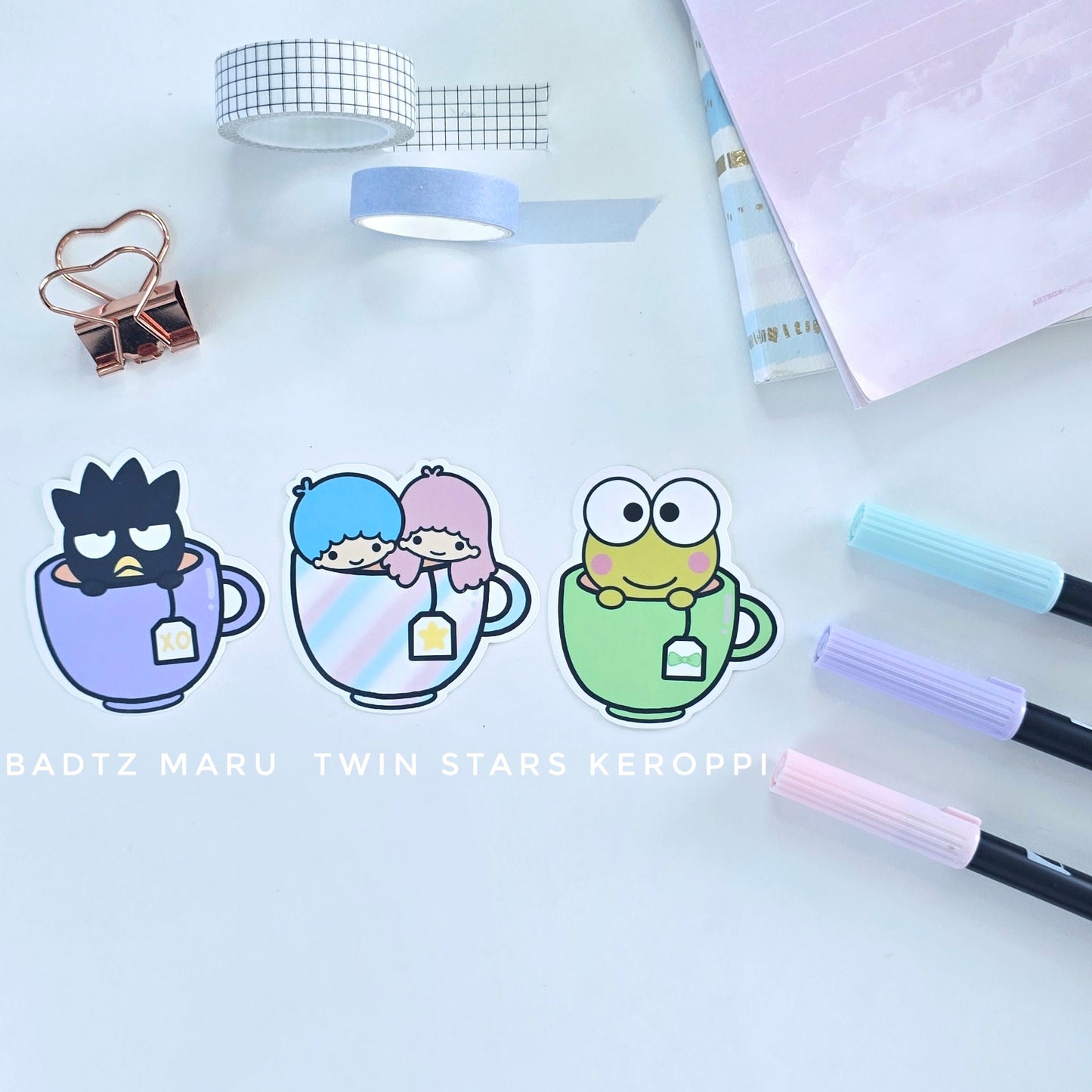 Sanrio Teacup Stickers