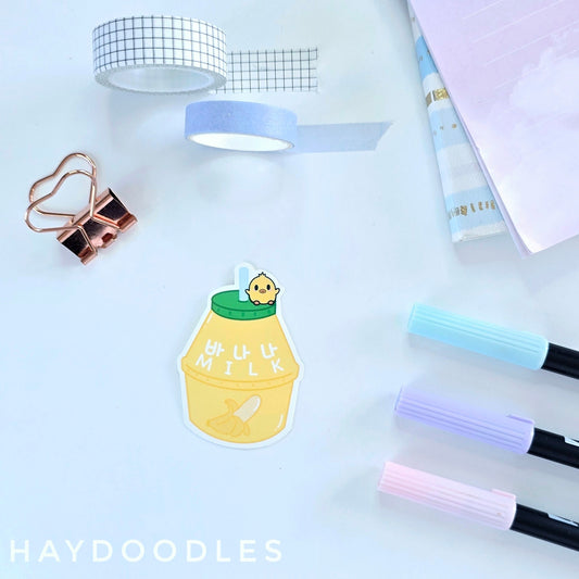 Banana Milk Sticker