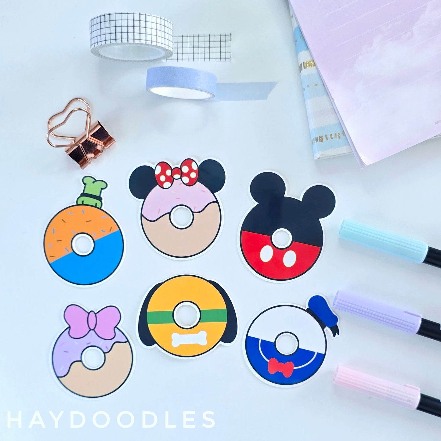 Disney Donut Stickers