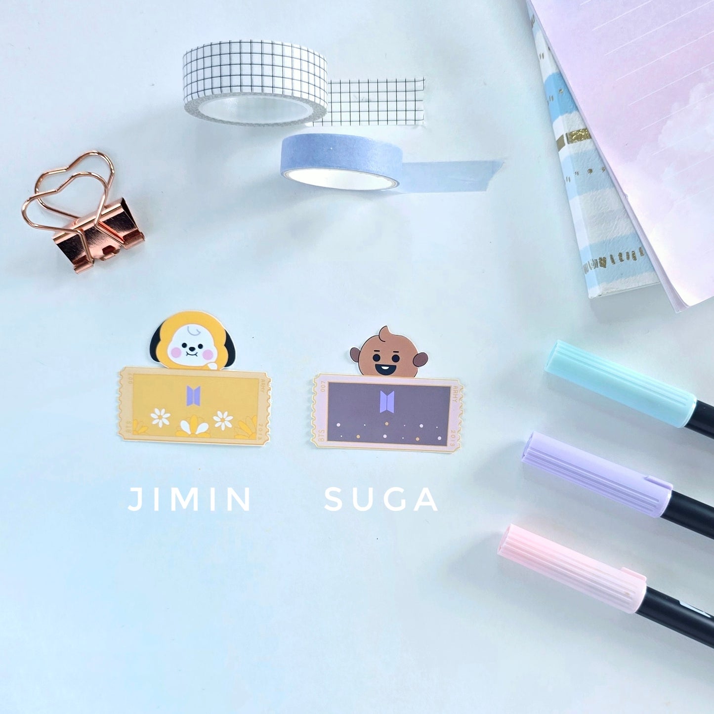 BT21 Ticket Stickers