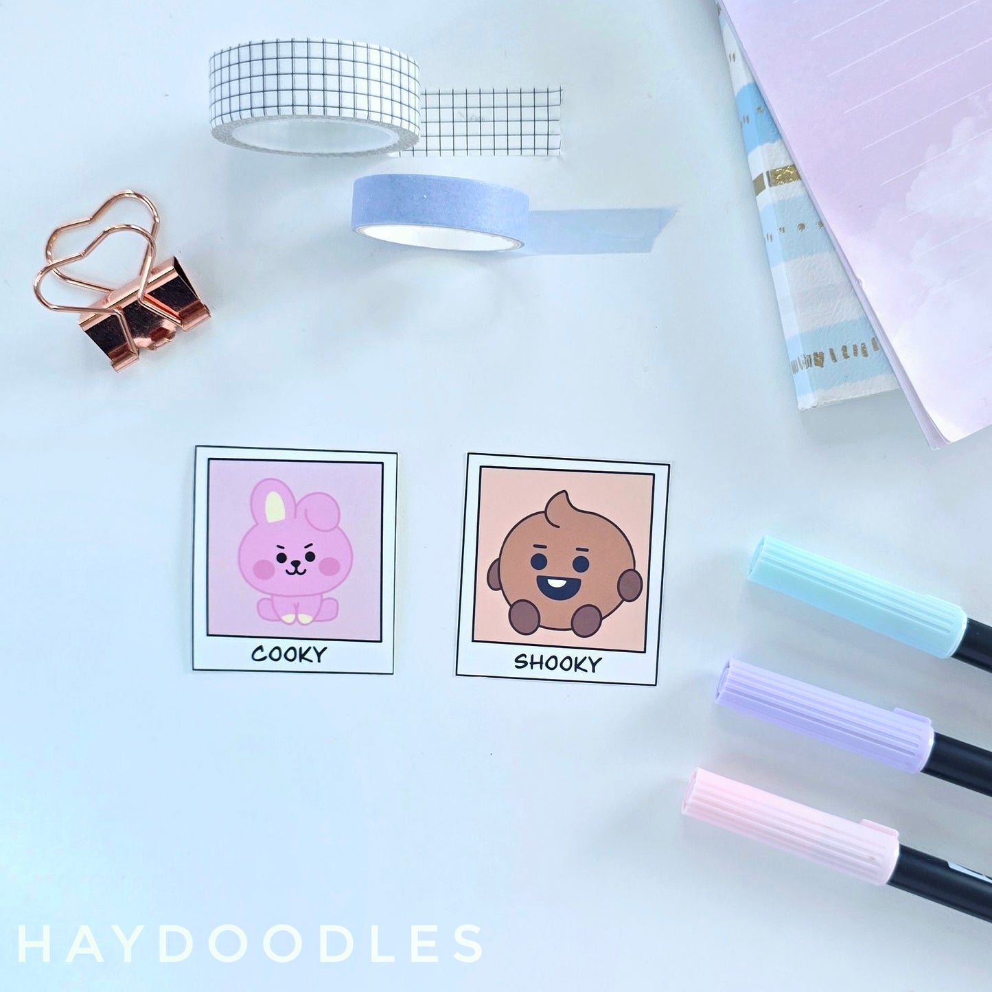 BT21 Polaroid Stickers