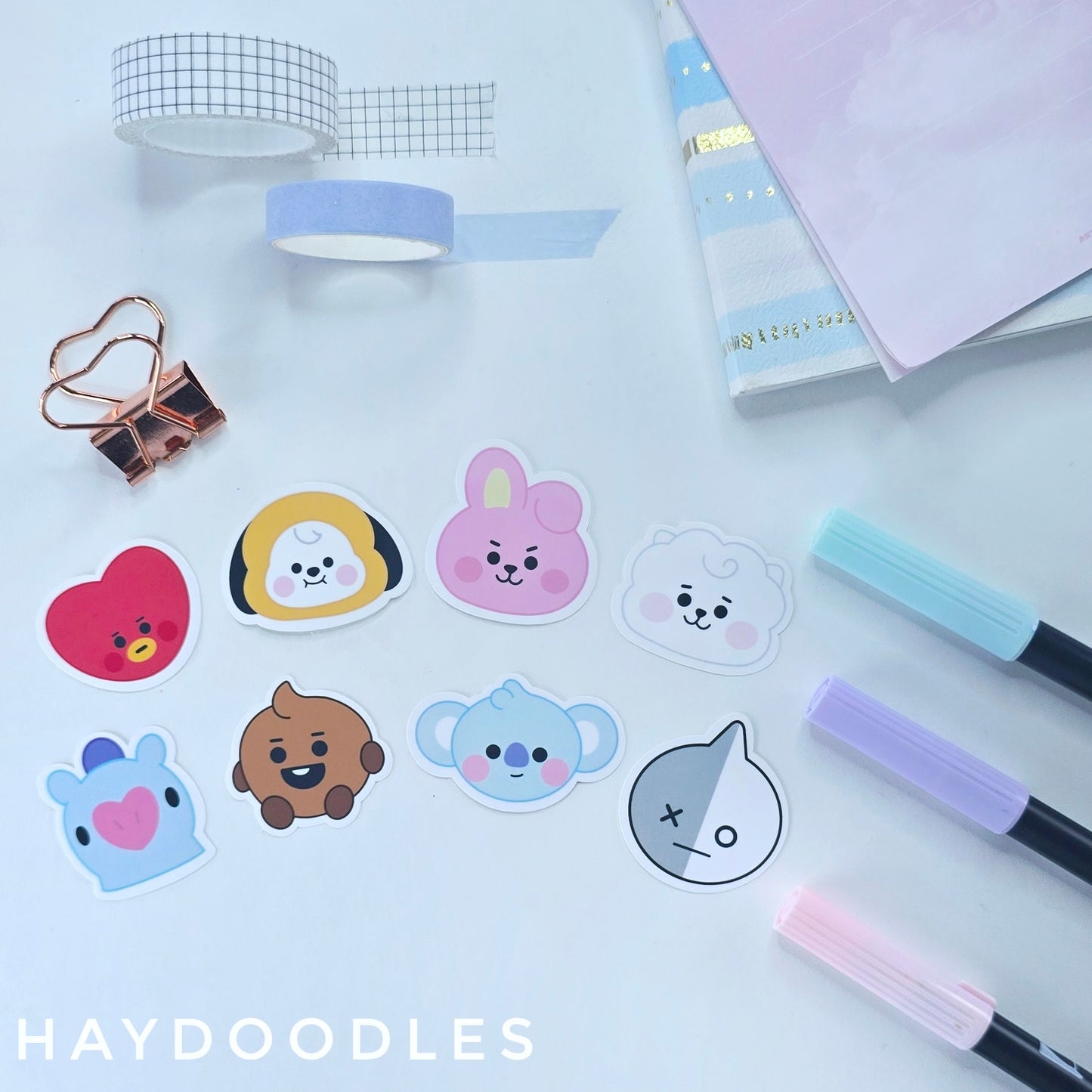 Mini BT21 Sticker Pack