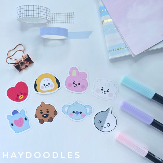 Mini BT21 Sticker Pack