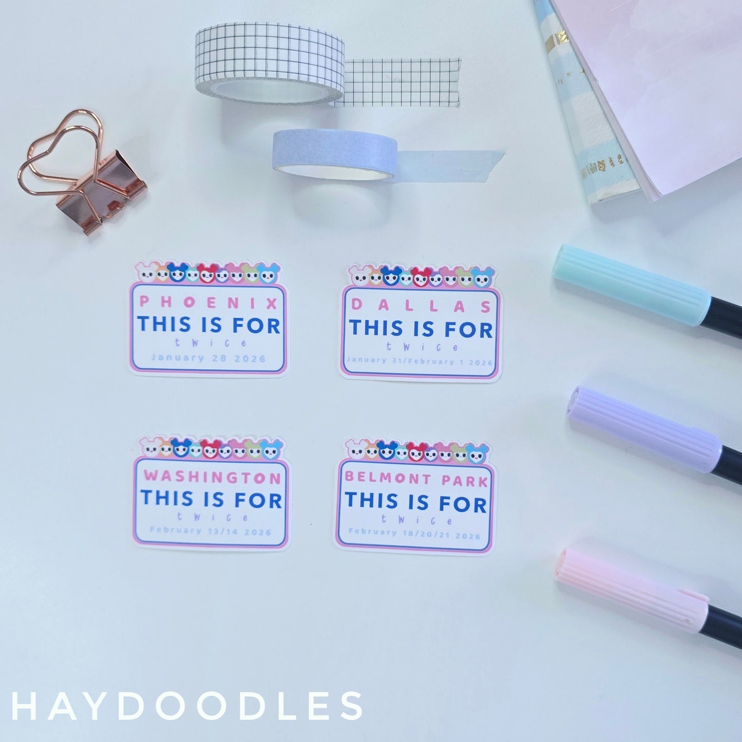 Twice:This Is For Tour Stickers