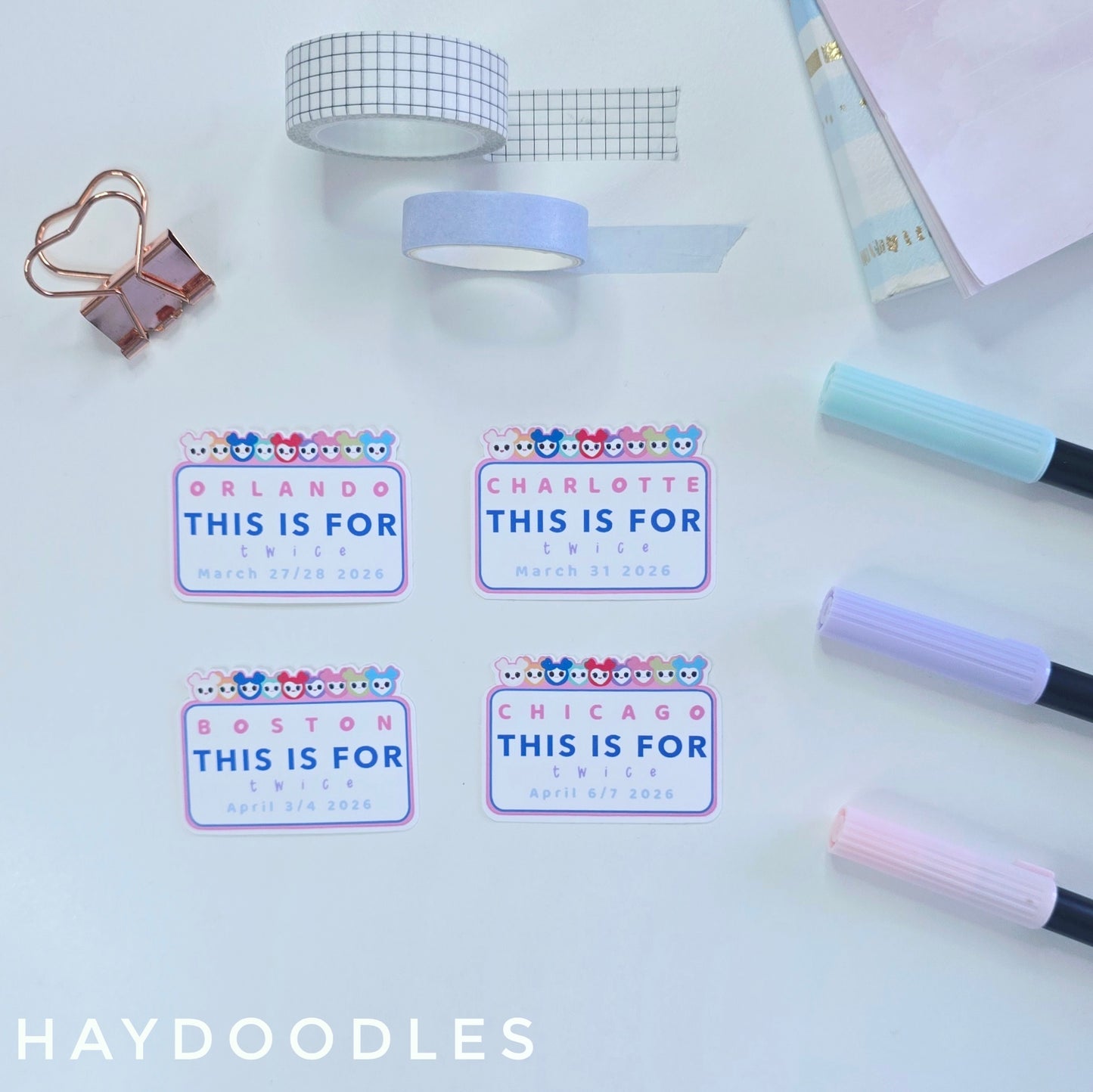 Twice:This Is For Tour Stickers