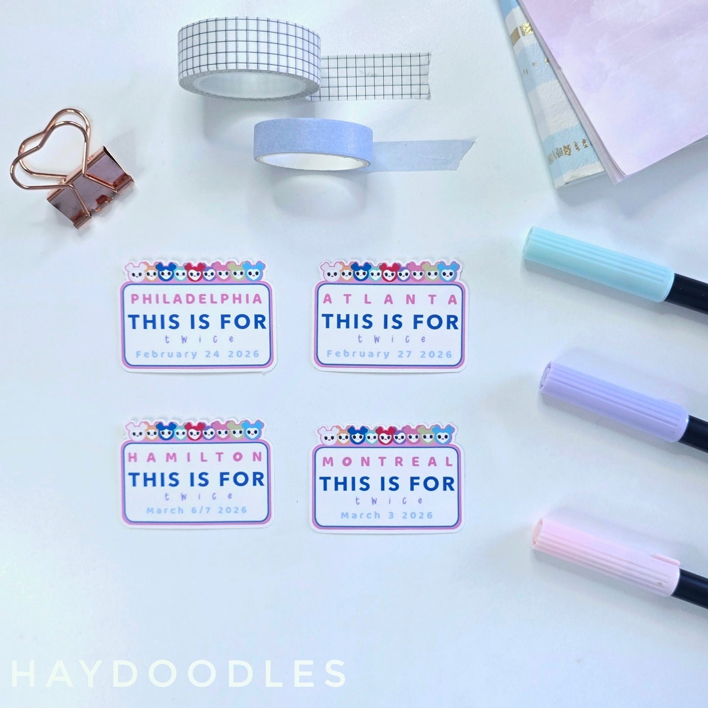 Twice:This Is For Tour Stickers
