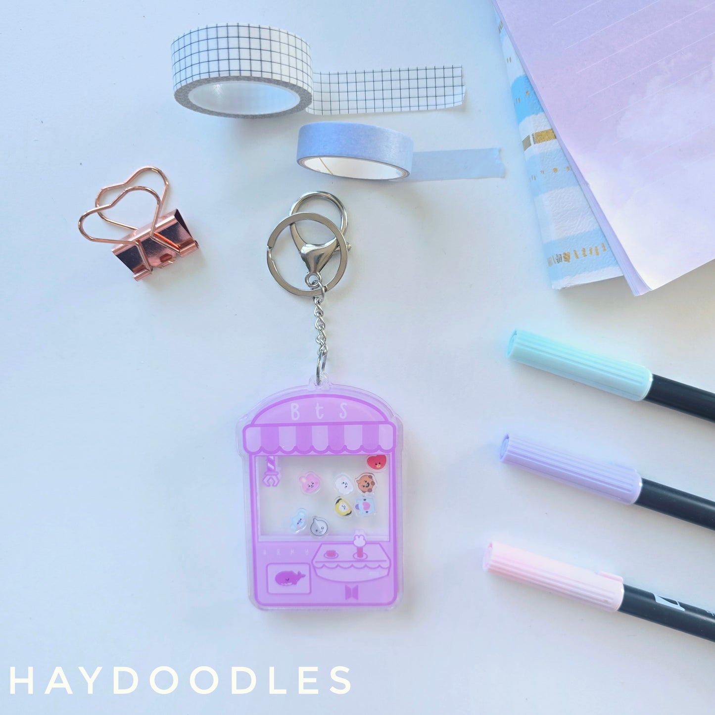 BTS Shaker Keychain