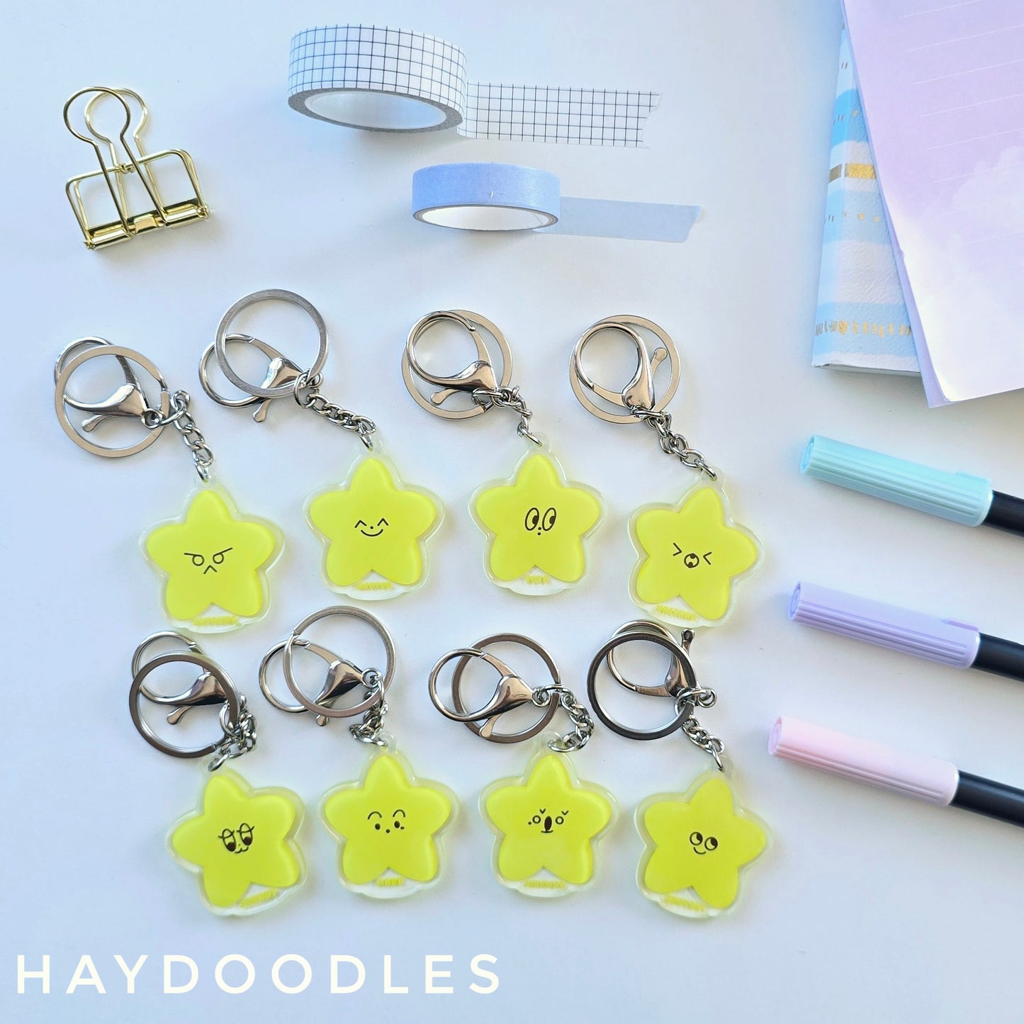 NCT 127 Star Keychains