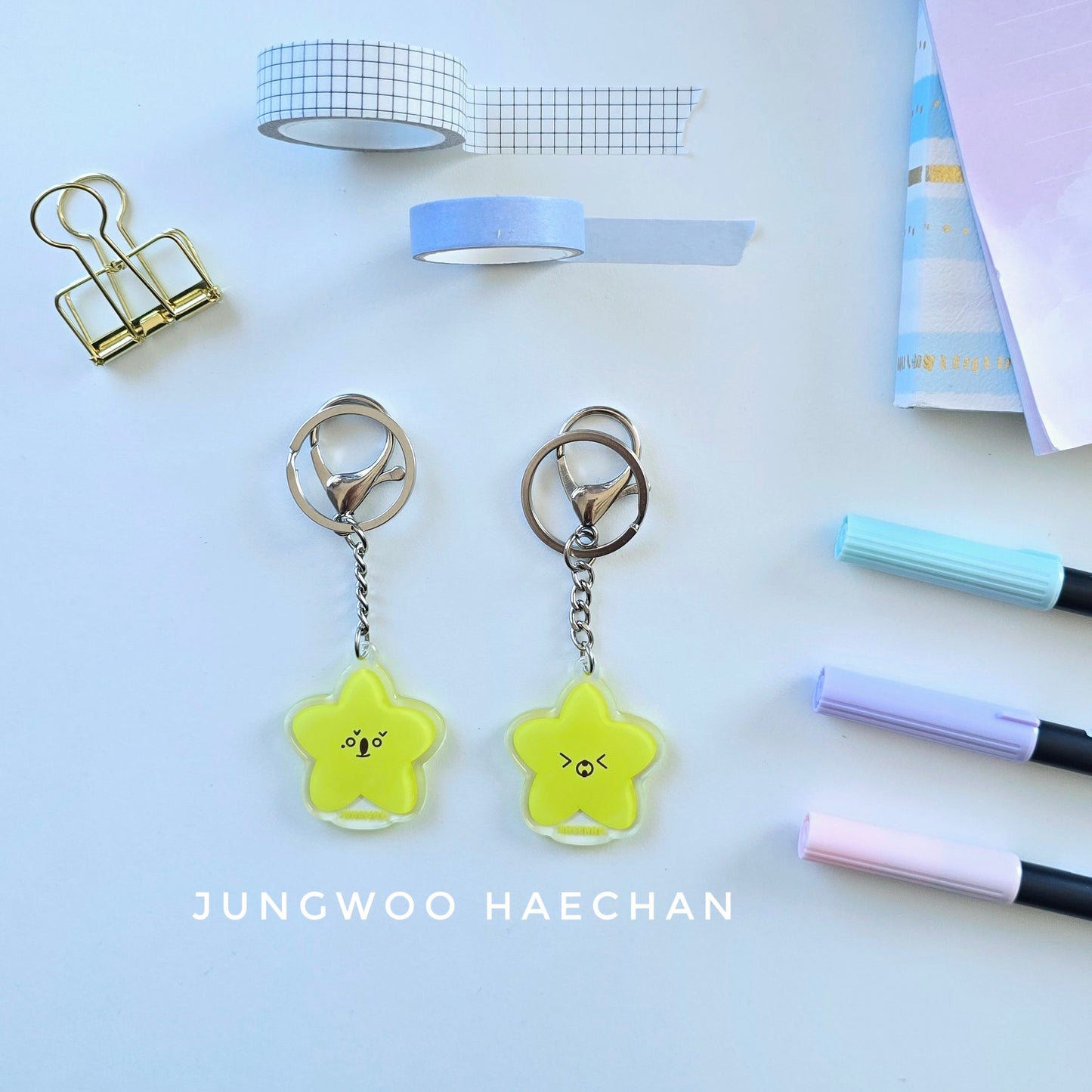 NCT 127 Star Keychains