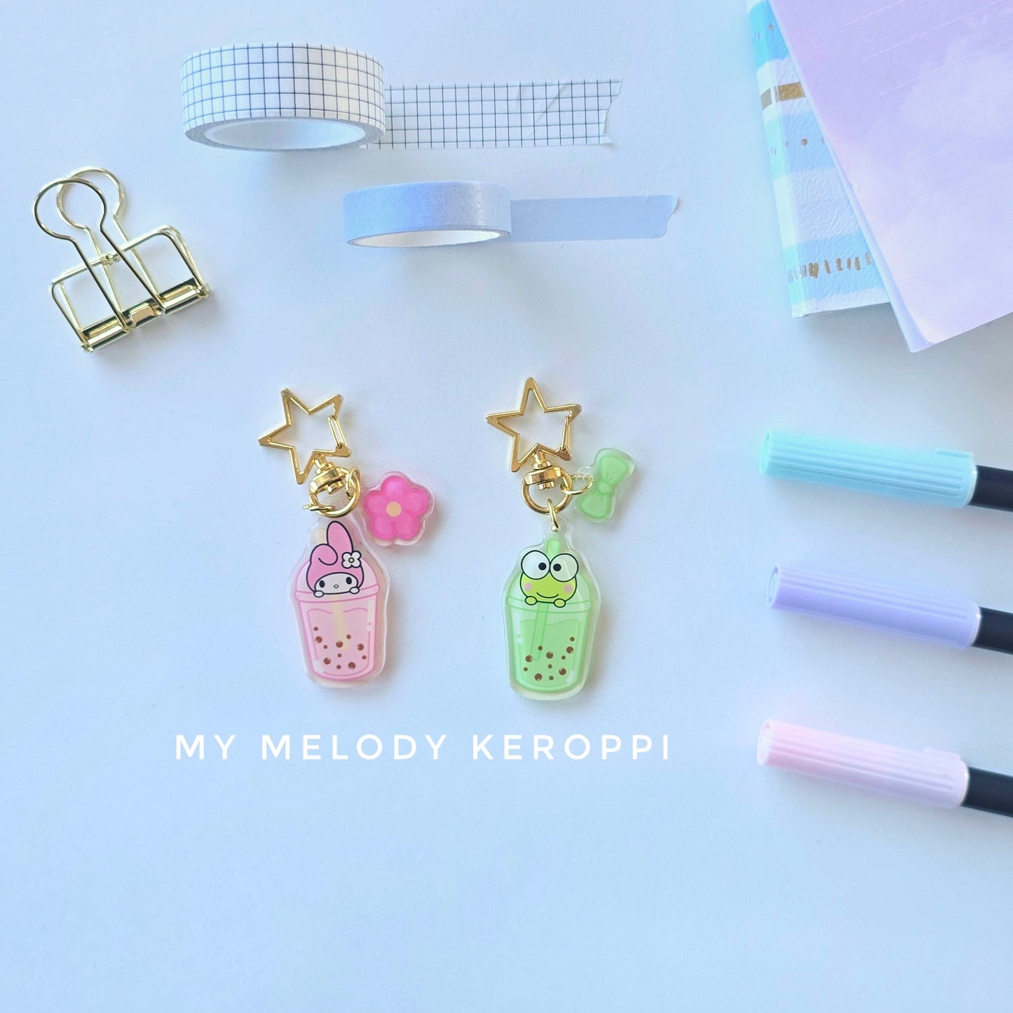 Sanrio Bubble Tea Keychain