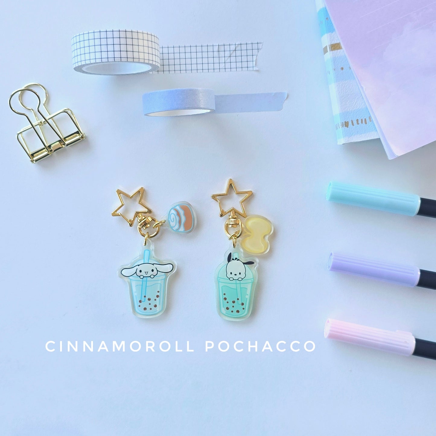 Sanrio Bubble Tea Keychain