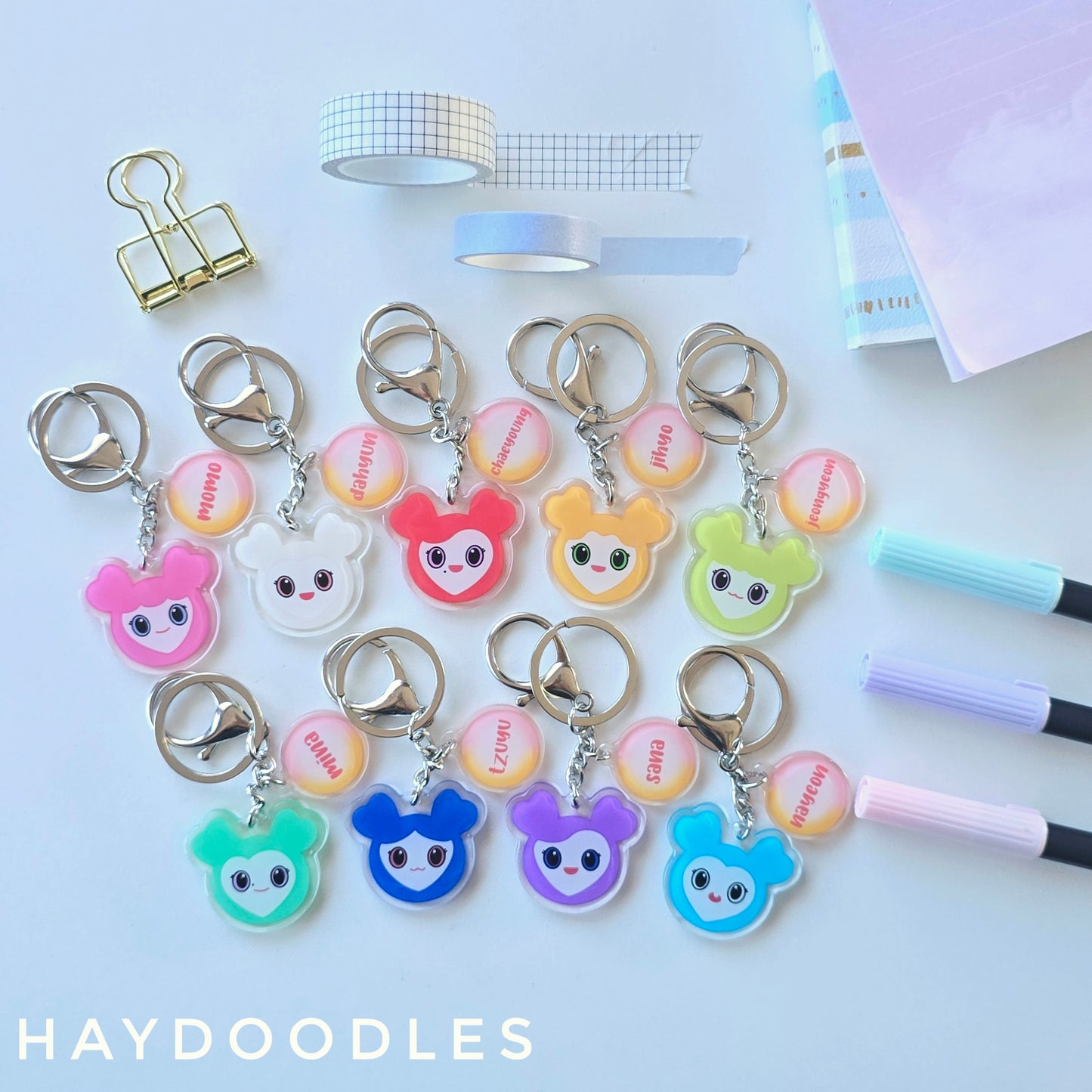 TWICE Lovelys Keychains