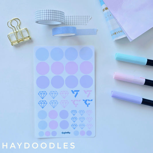 SVT Dotted Sticker Sheet