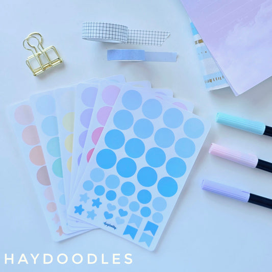Dotted Sticker Sheets