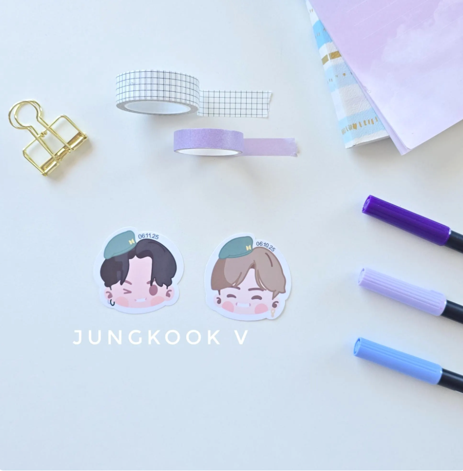 BTS Military Stickers