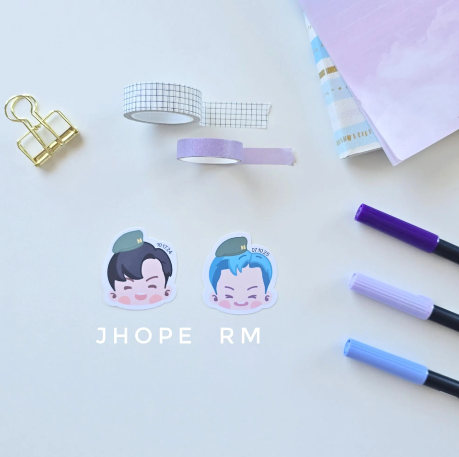 BTS Military Stickers