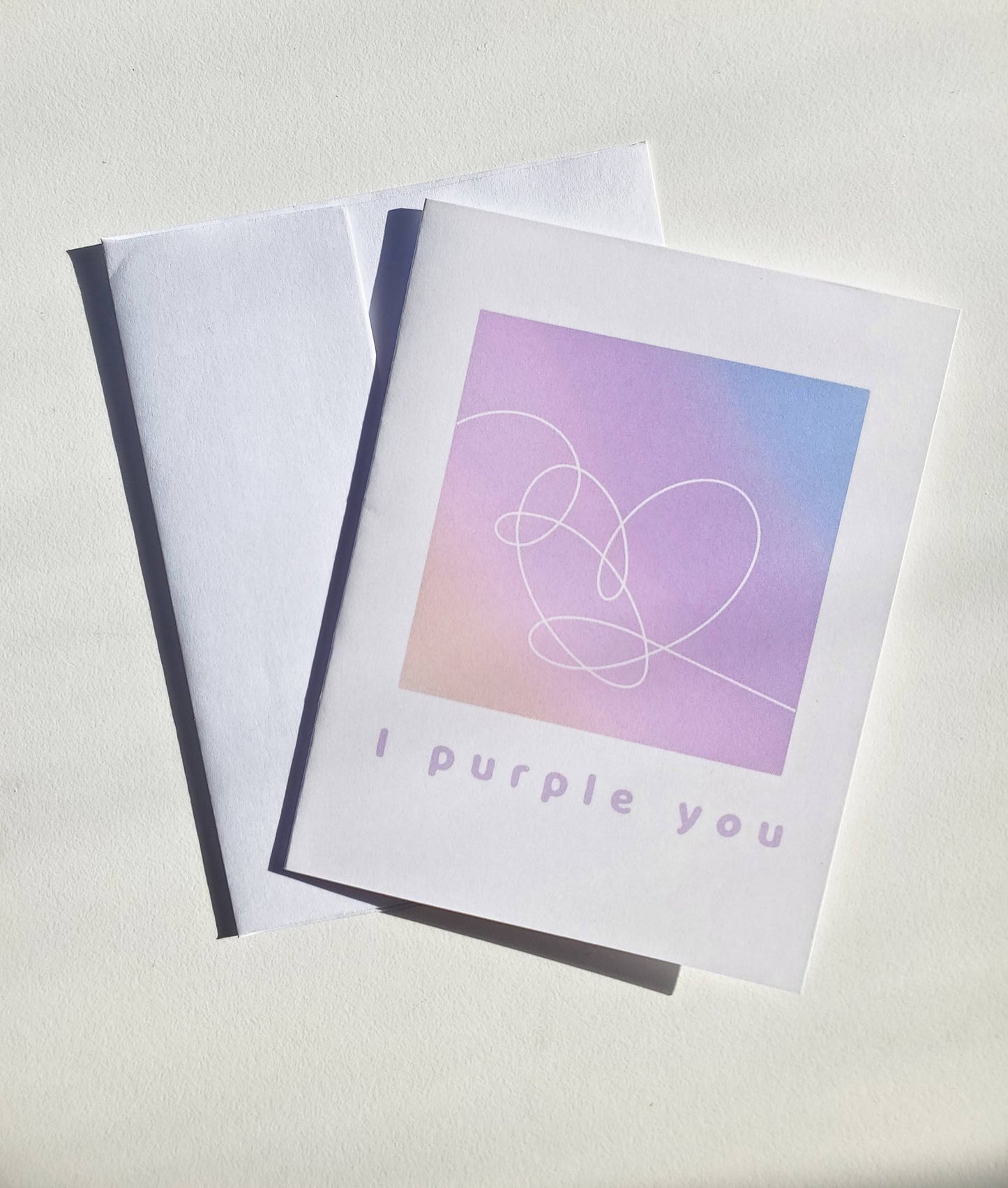 Borahae Greeting Card