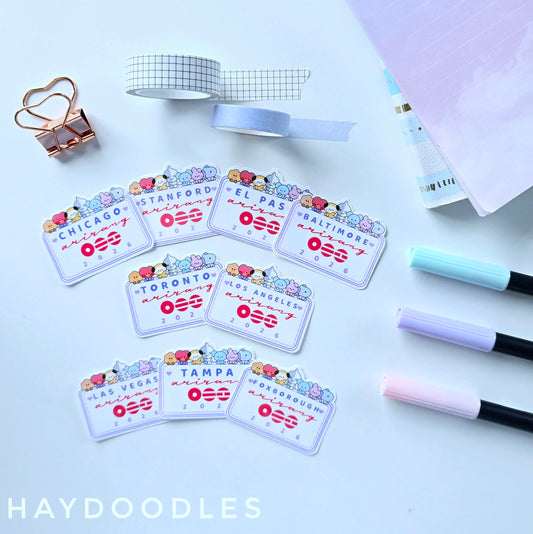 BTS:Arirang Tour Stickers