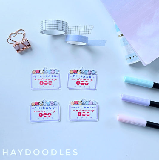 BTS:Arirang Tour Stickers